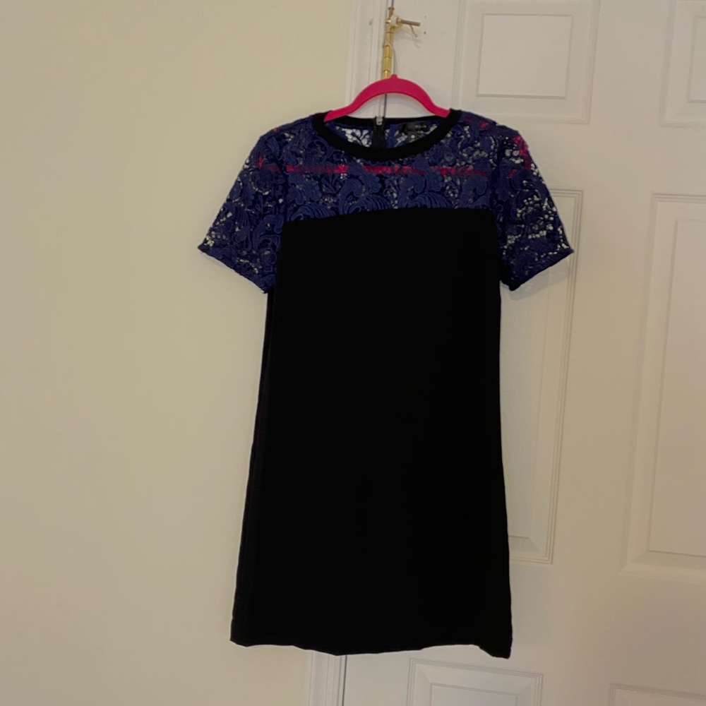 Aqua | Crochet T-Shirt Dress